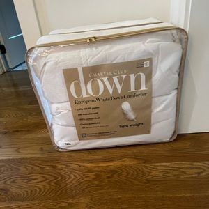 Down comforter new with tags never used twin